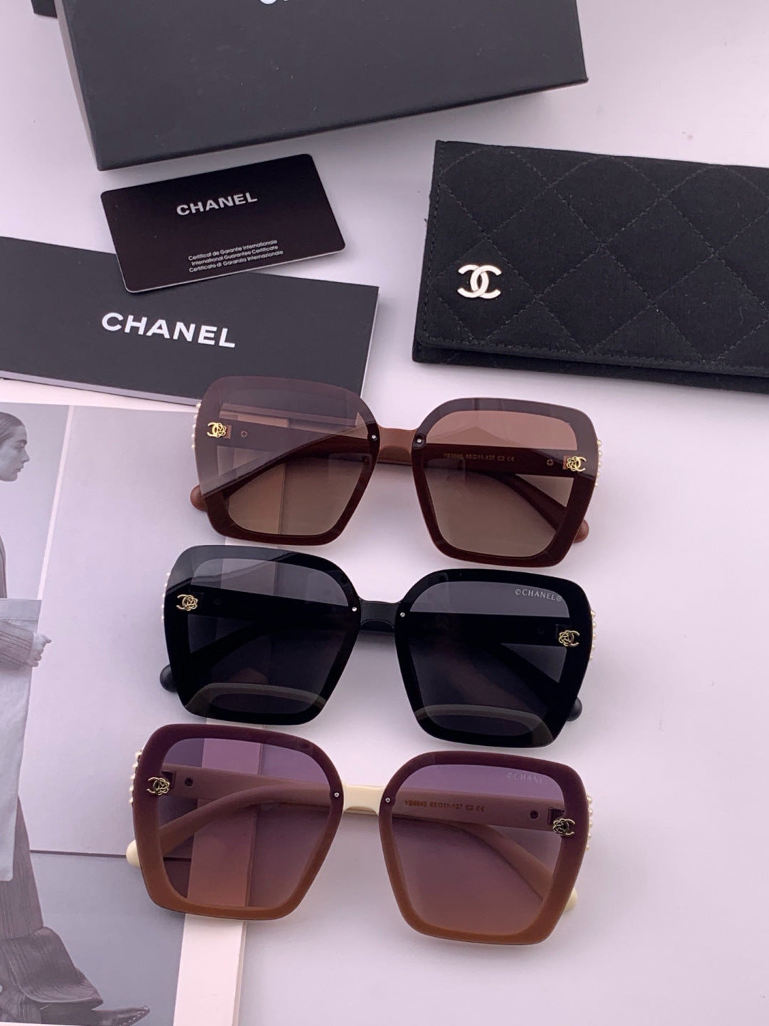 Chanel CH6994 Polarized Oversized Brown Lens Sunglasses for Men & Wom - 486509 - detail image 6
