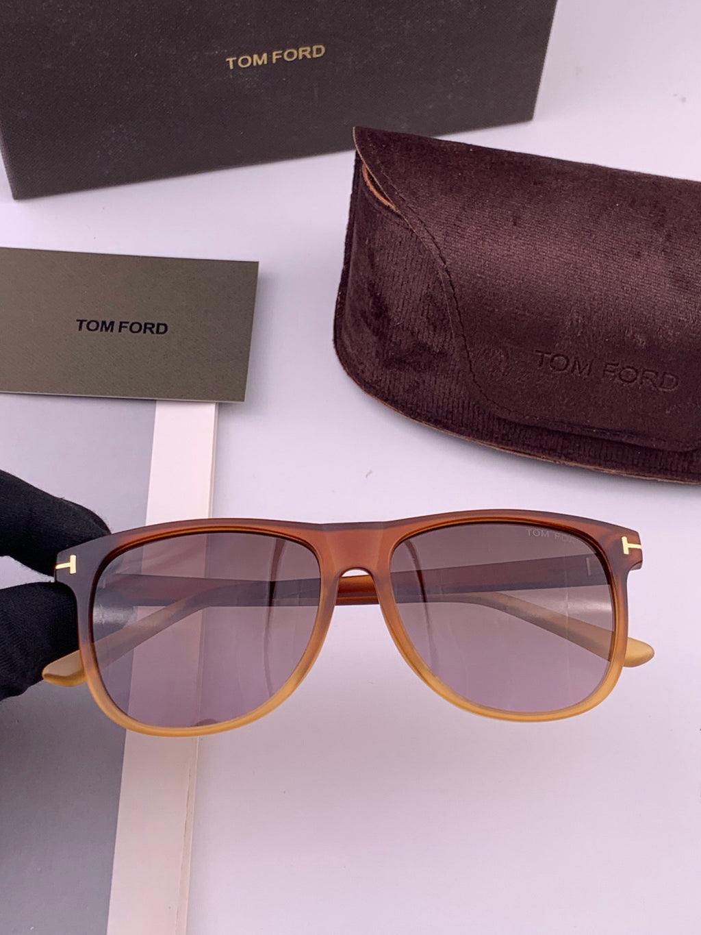 Tom Ford TF6220 Polarized Fashion Red Lens Sunglasses for Men & Women