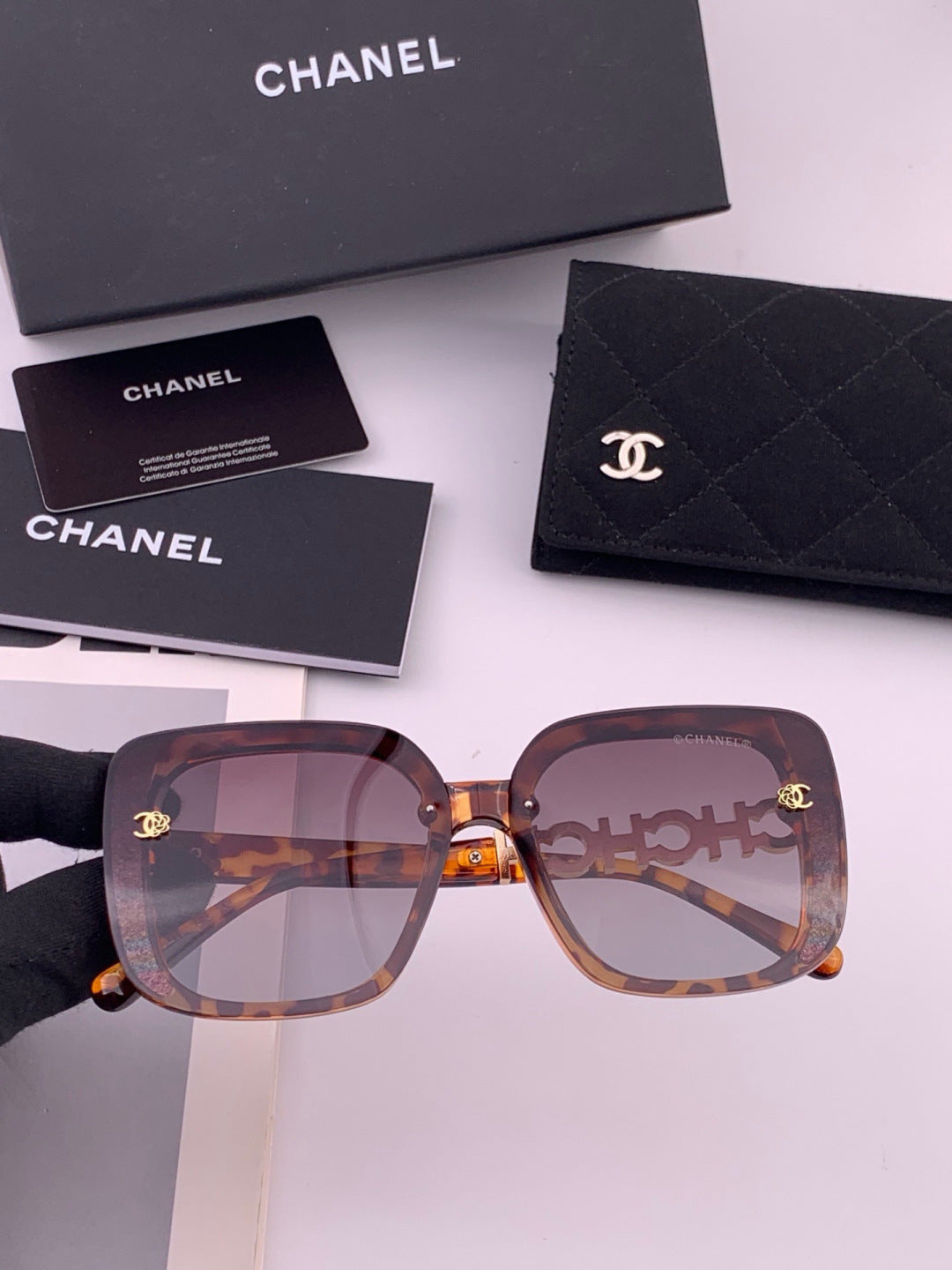 Chanel CH6991 Polarized Round Black Lens Sunglasses for Women - 486588
