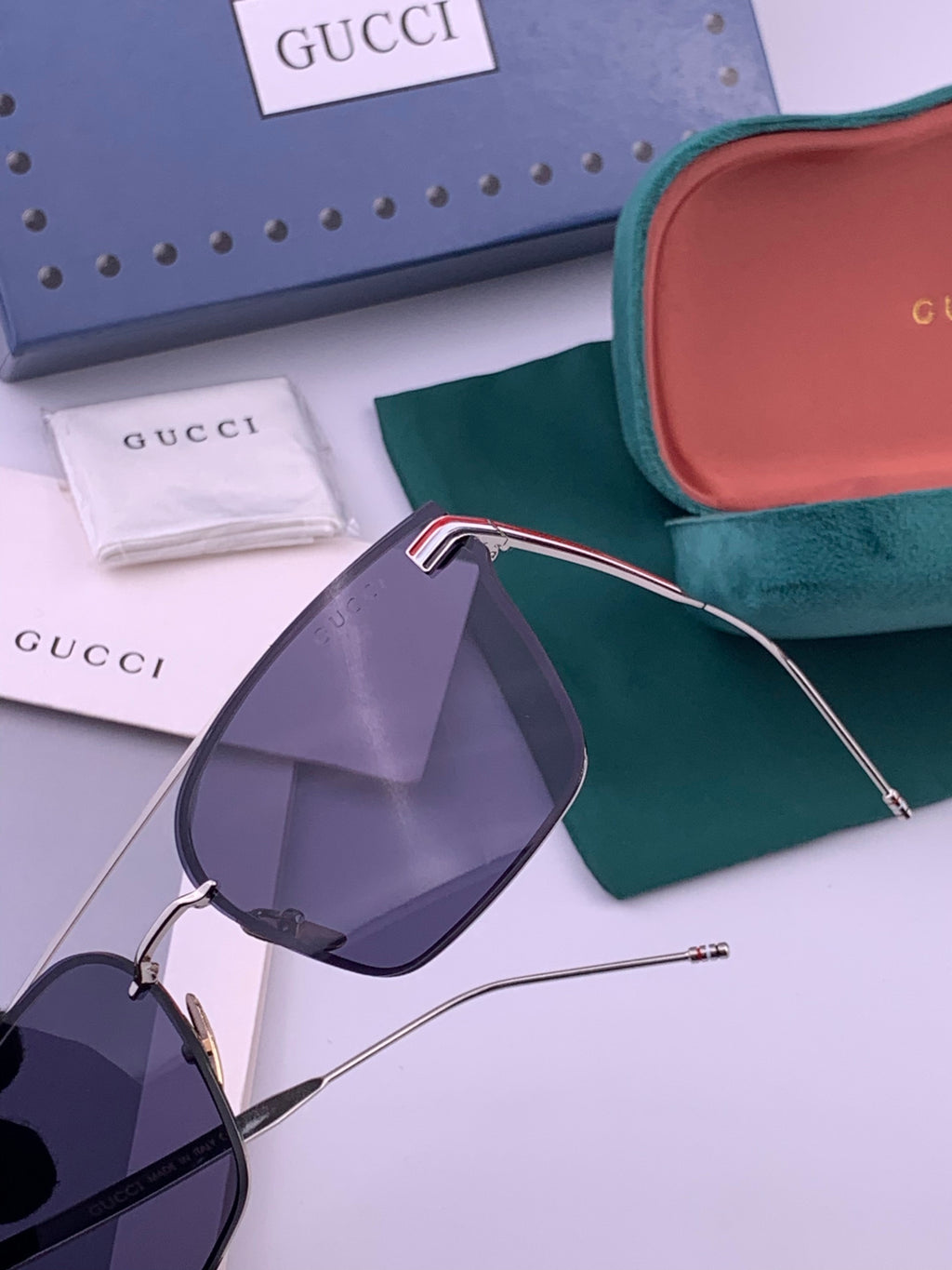 Gucci G152 Polarized Aviator Gold Lens Sunglasses for Men & Women - 486385 - detail image 3