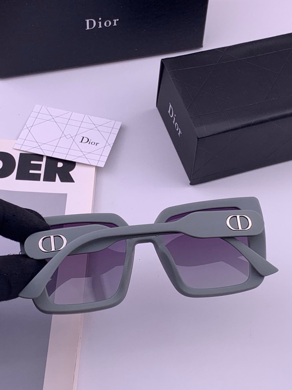 Dior D6227 Polarized Square Brown Lens Sunglasses for Men & Women - 486785 - detail image 6