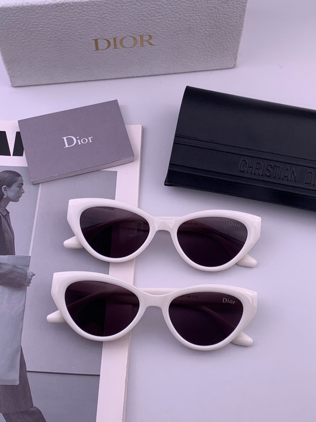 Dior D4109 Polarized Square Pink Lens Sunglasses for Men & Women - detail image 6