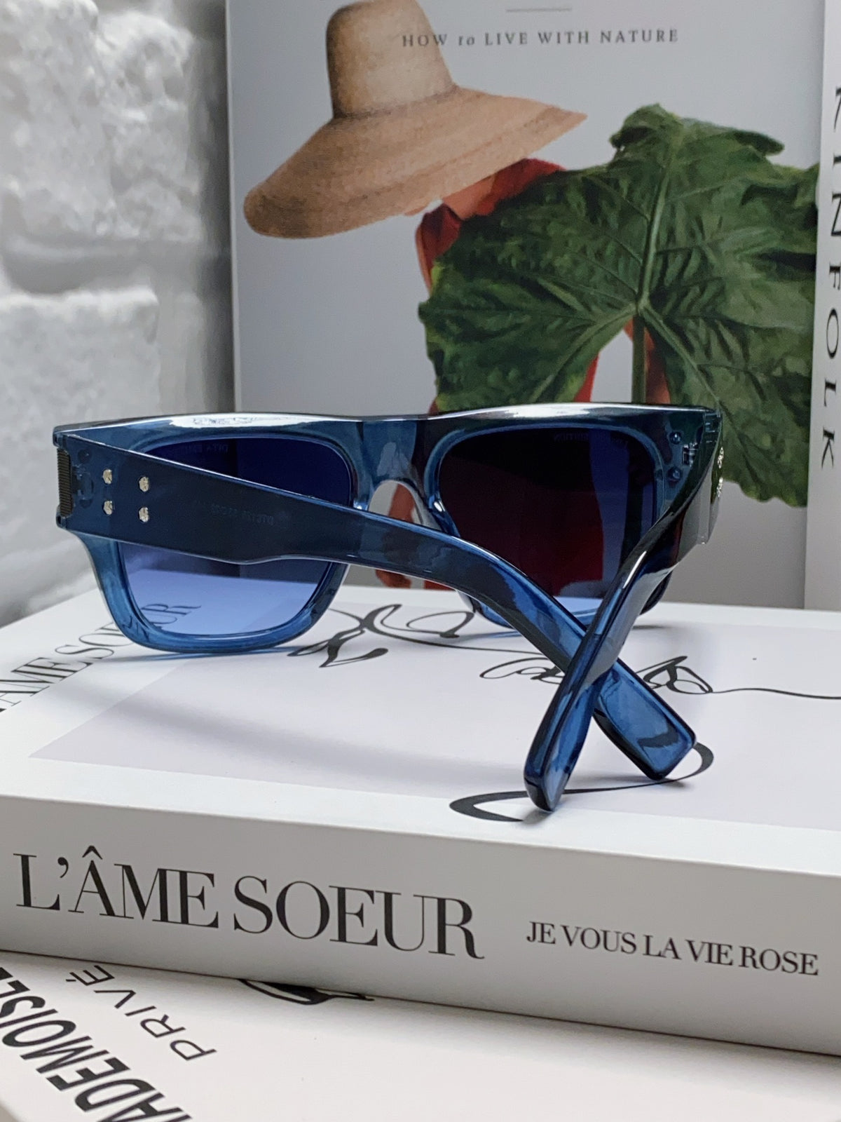 Dita Square Blue Lens Sunglasses for Men & Women - detail image 2