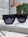 Dita Square Gray Lens Sunglasses for Men & Women