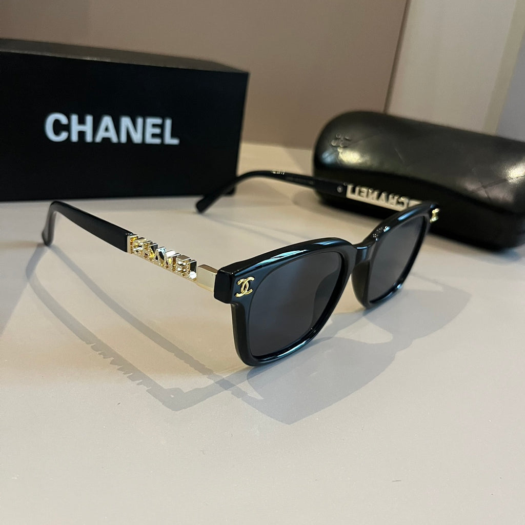 Chanel Oversized Silver Lens Sunglasses for Men & Women - 415338