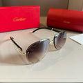 Cartier Aviator Brown Lens Sunglasses for Men - 935059