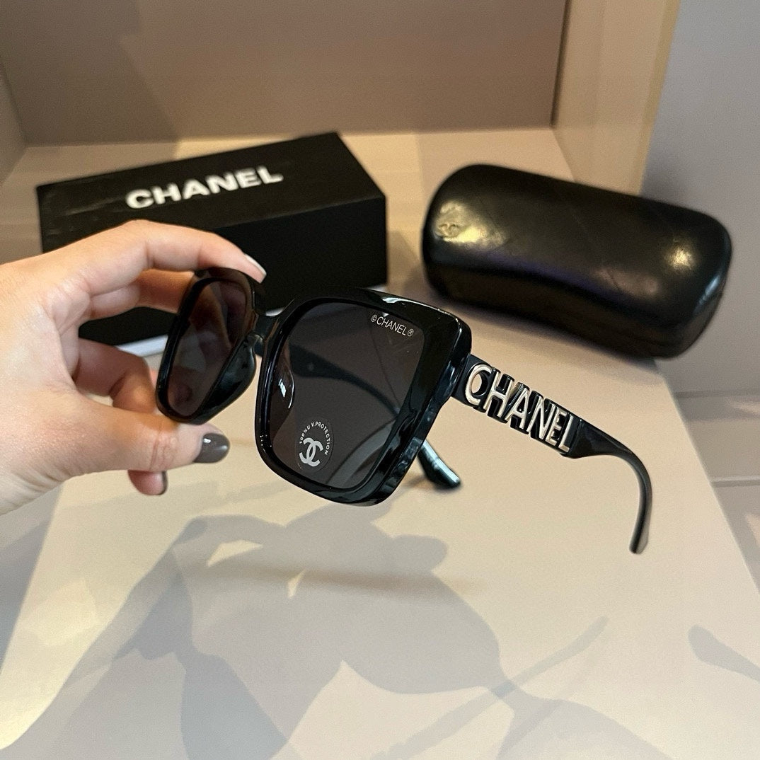 Chanel Square Gold Lens Sunglasses for Men & Women - 997709 - detail image 2