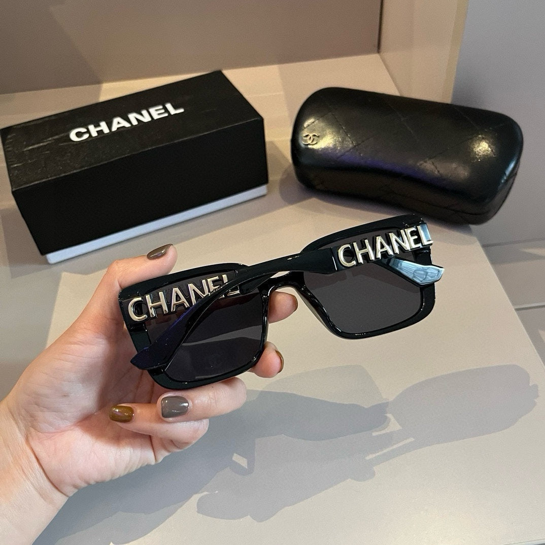 Chanel Square Gold Lens Sunglasses for Men & Women - 997709 - detail image 7