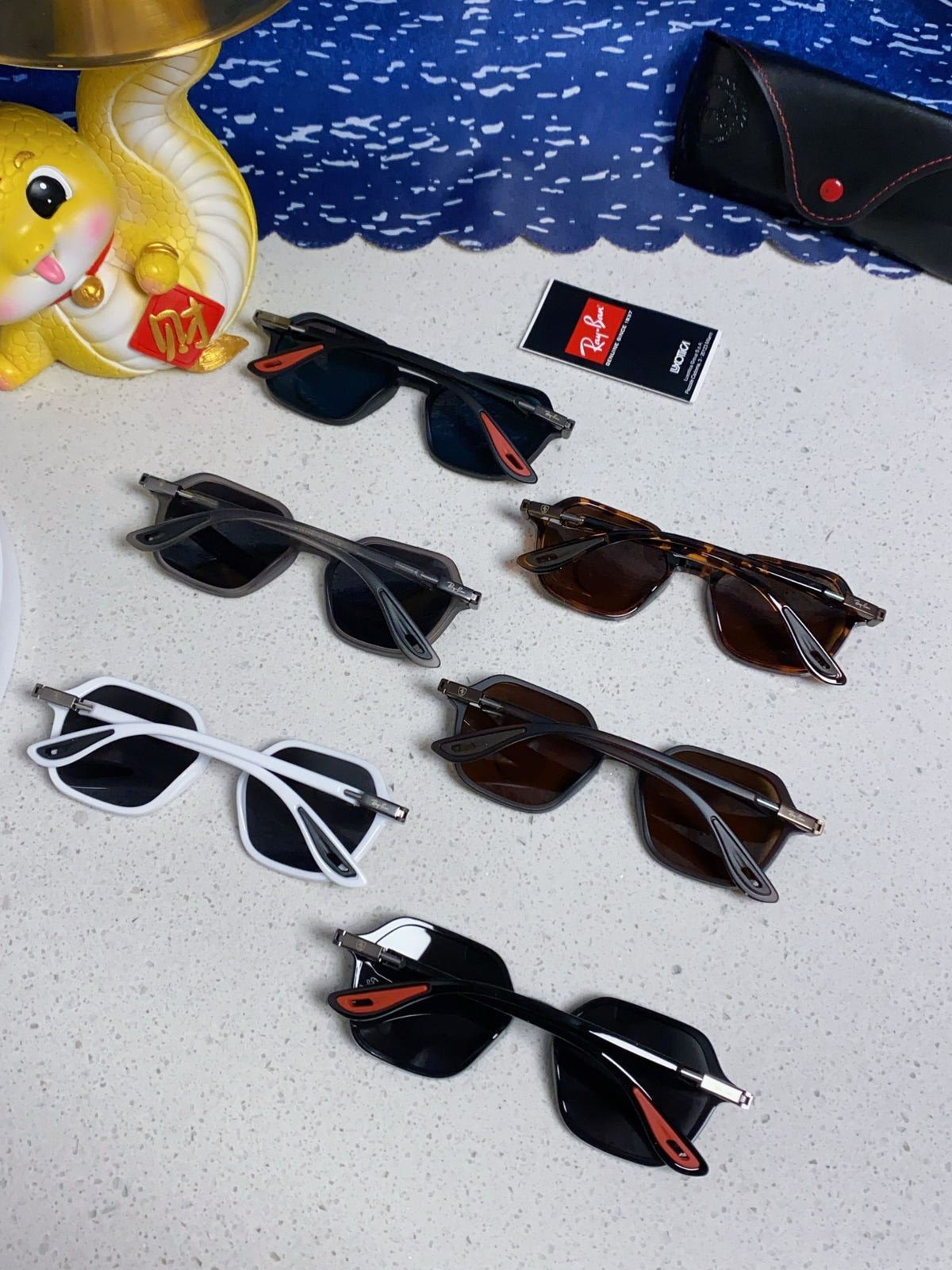 Ray-Ban BR8945 Polarized Square Silver Lens Sunglasses for Men & Wome - 935603 - detail image 10