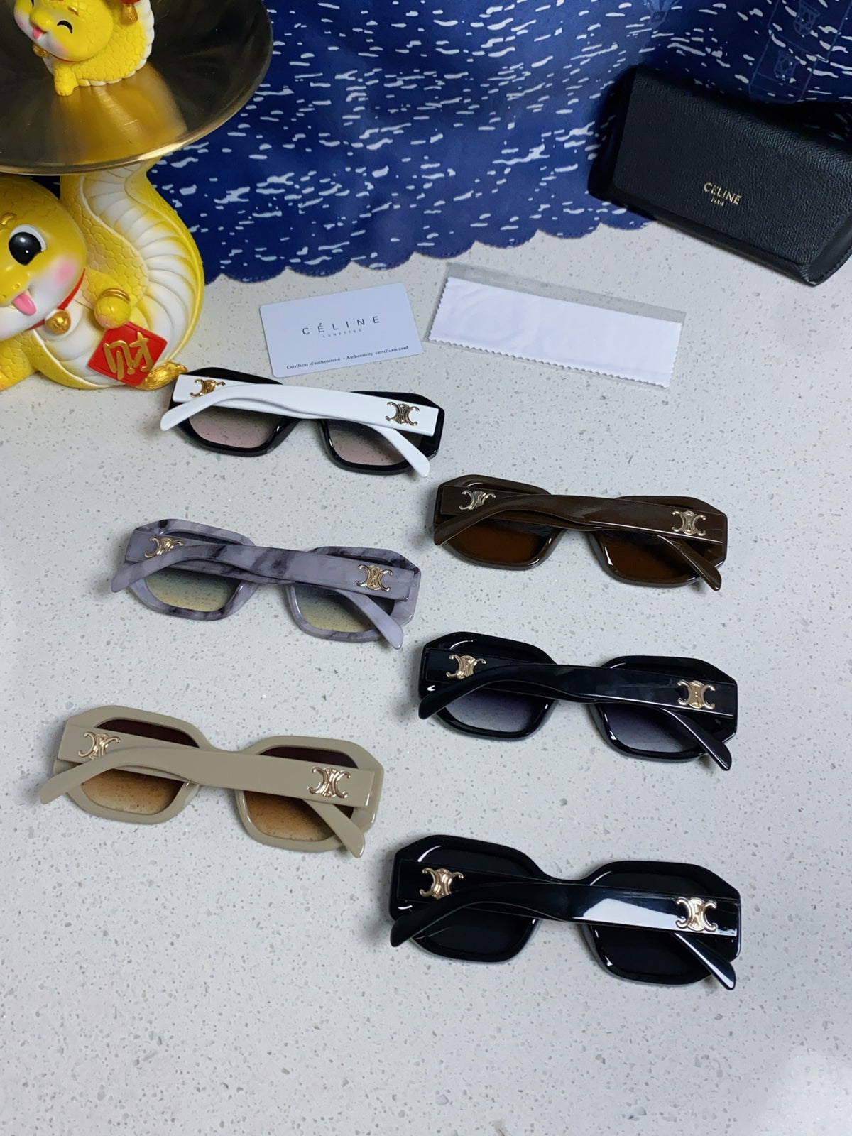 Celine Fashion Blue Lens Sunglasses for Women - detail image 10