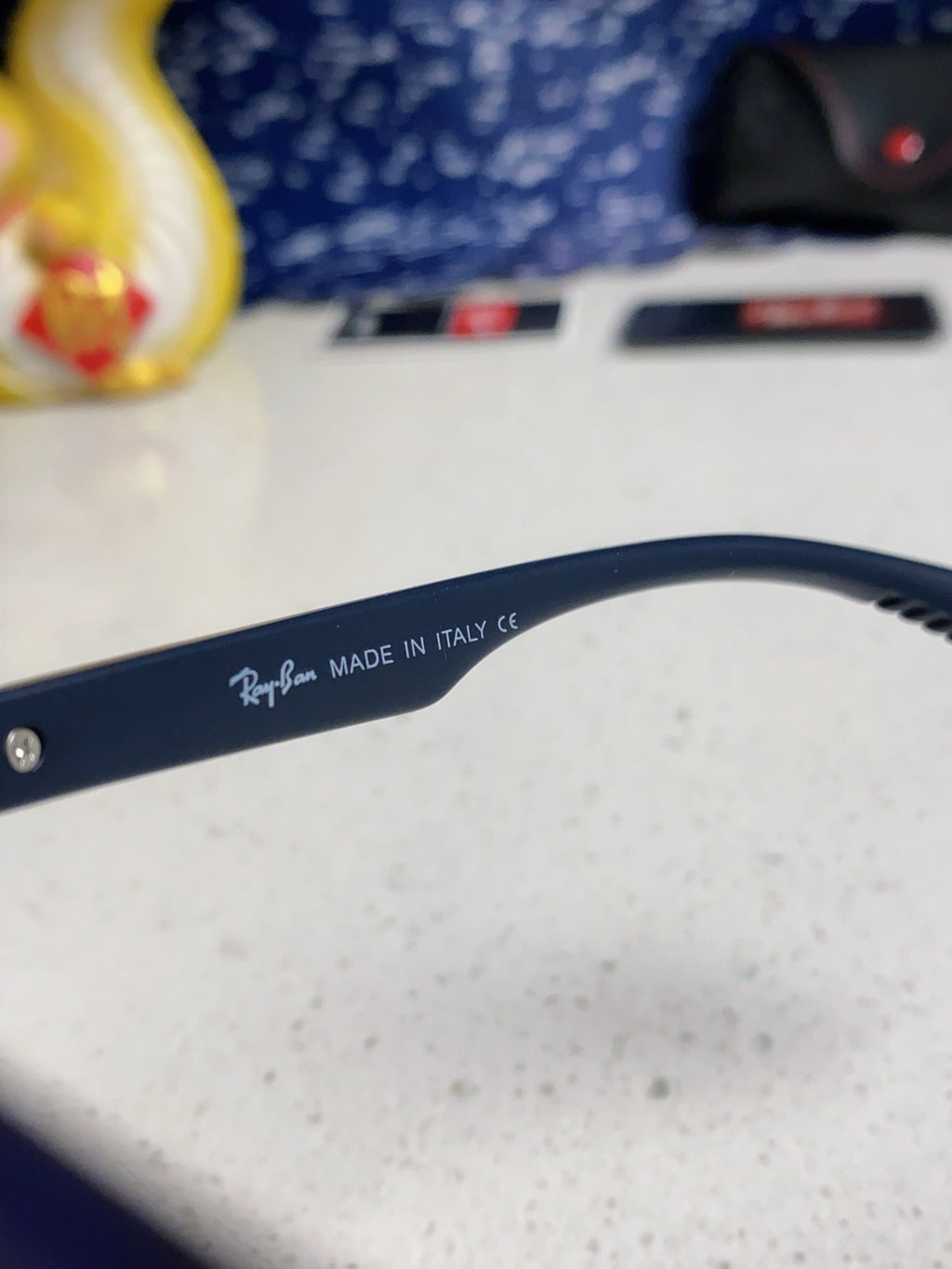 Ray-Ban RB8371 Polarized Square Silver Lens Sunglasses for Men & Women - detail image 6