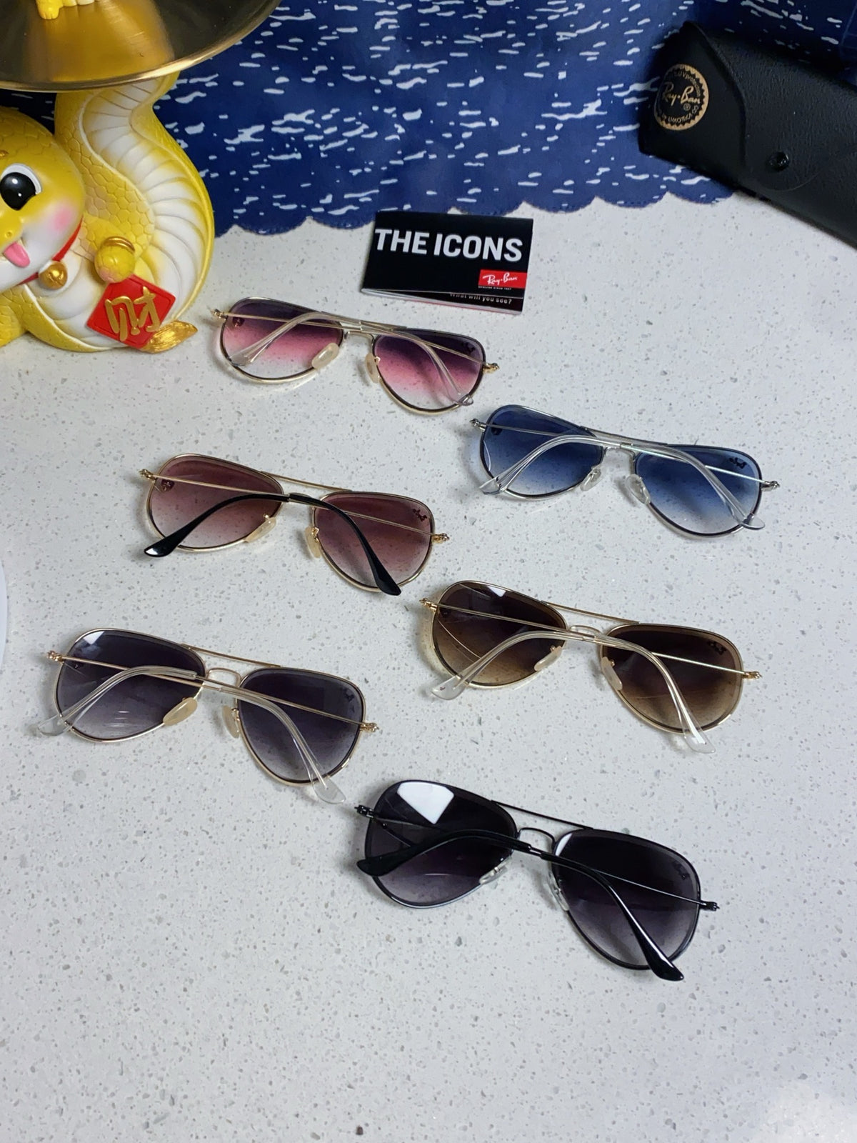 Ray-Ban Aviator Silver Lens Sunglasses for Men & Women - 383208 - detail image 10