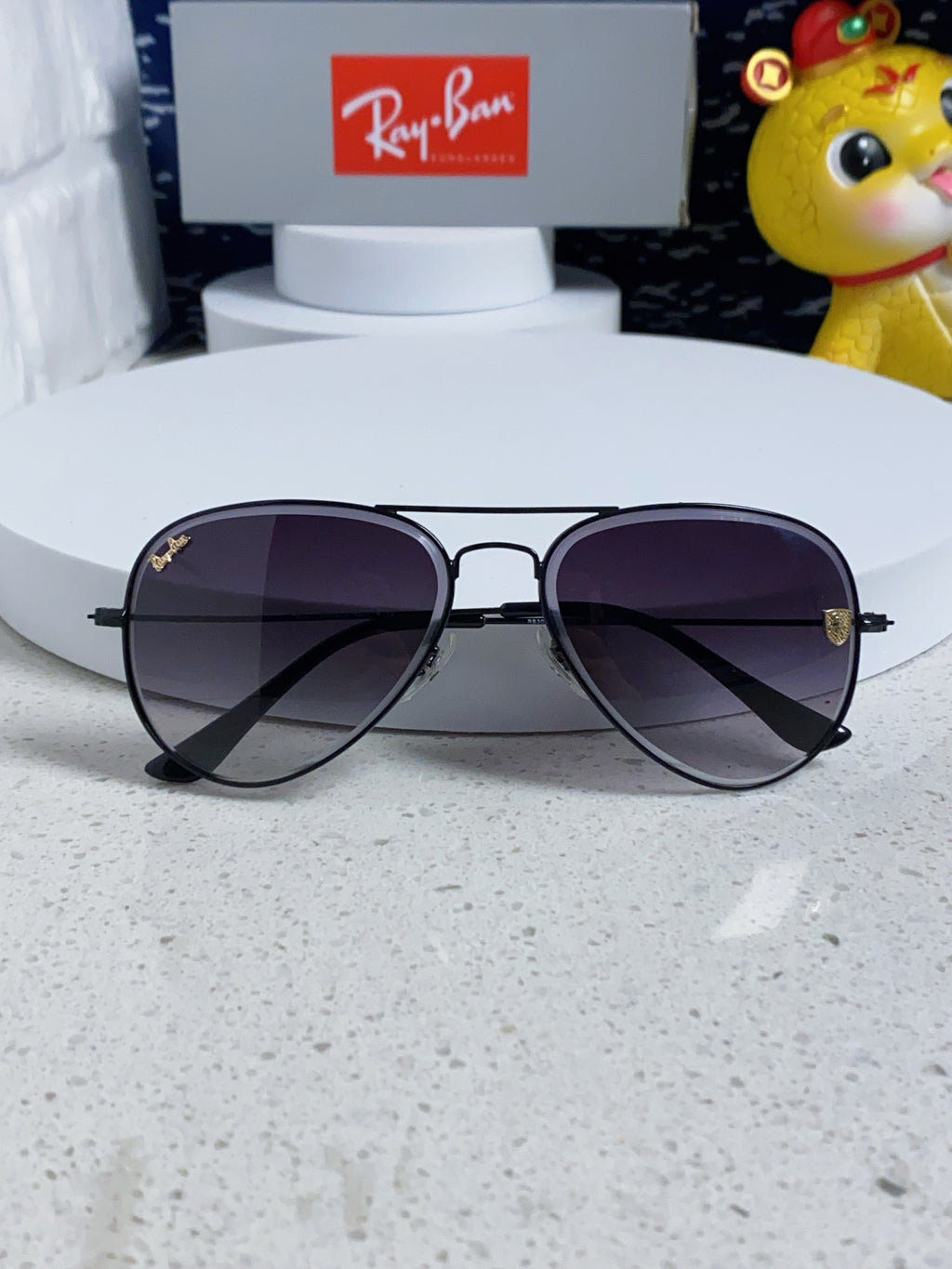 Ray-Ban Aviator Silver Lens Sunglasses for Men & Women - 383208 - detail image 8