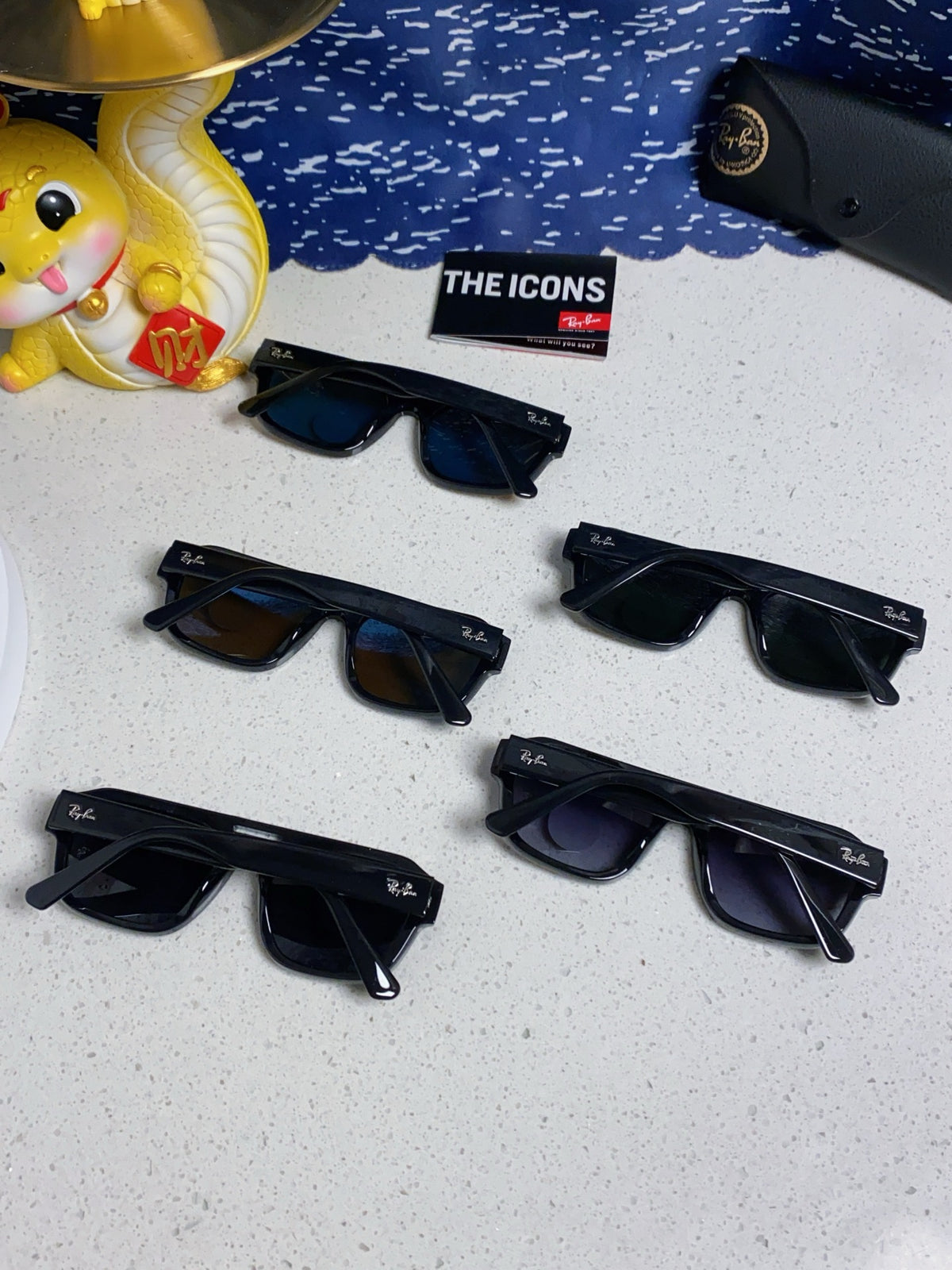 Ray-Ban RB4397 Polarized Square Silver Lens Sunglasses for Men & Wome - 383159 - detail image 10
