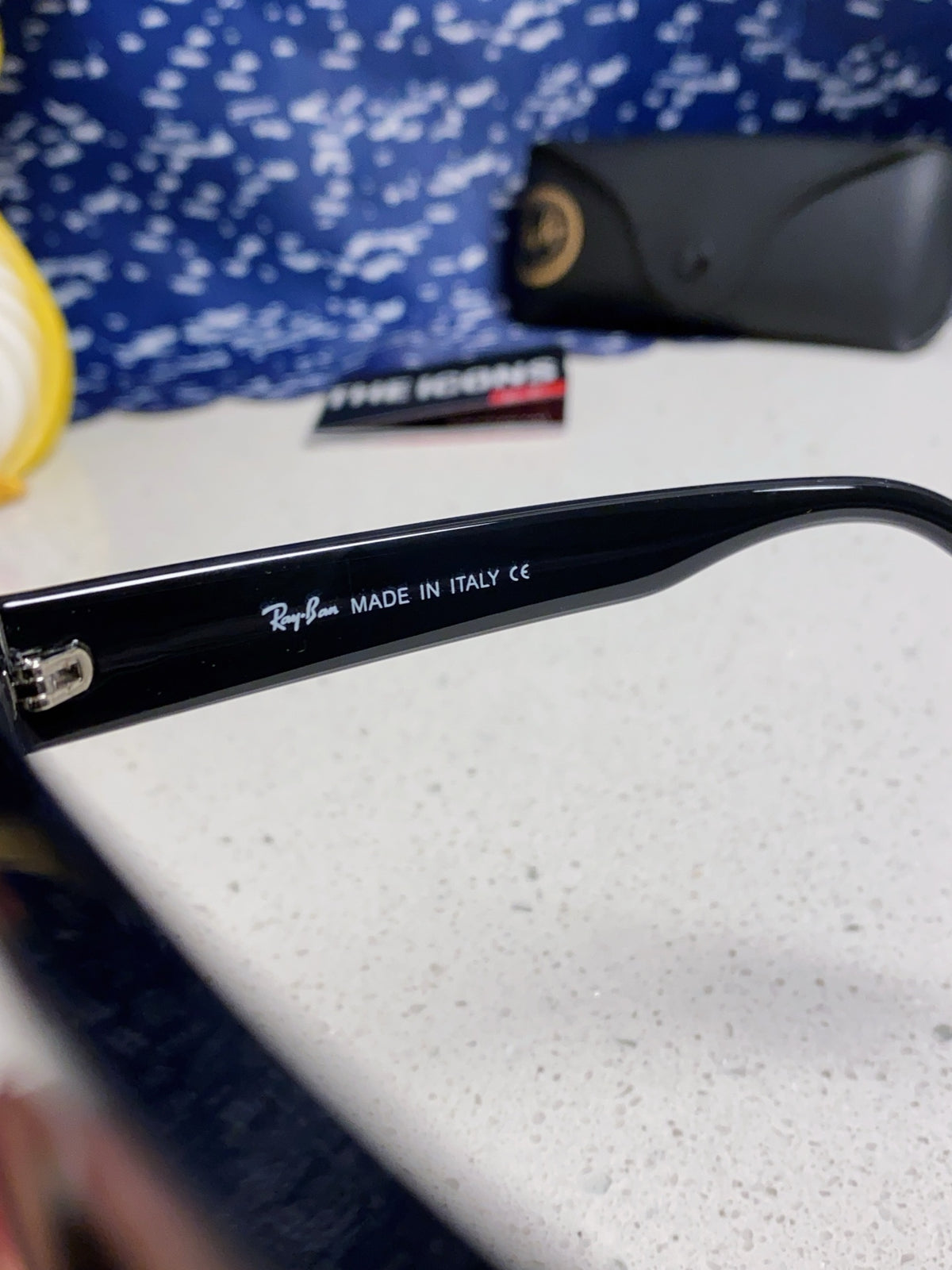 Ray-Ban RB4397 Polarized Square Silver Lens Sunglasses for Men & Women - detail image 7