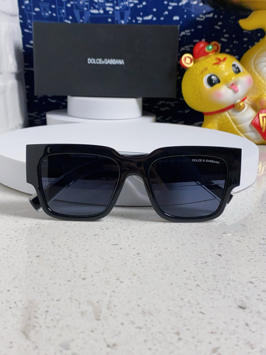 Dolce & Gabbana Rectangular Blue Lens Sunglasses for Men & Women - 399463 - detail image 9