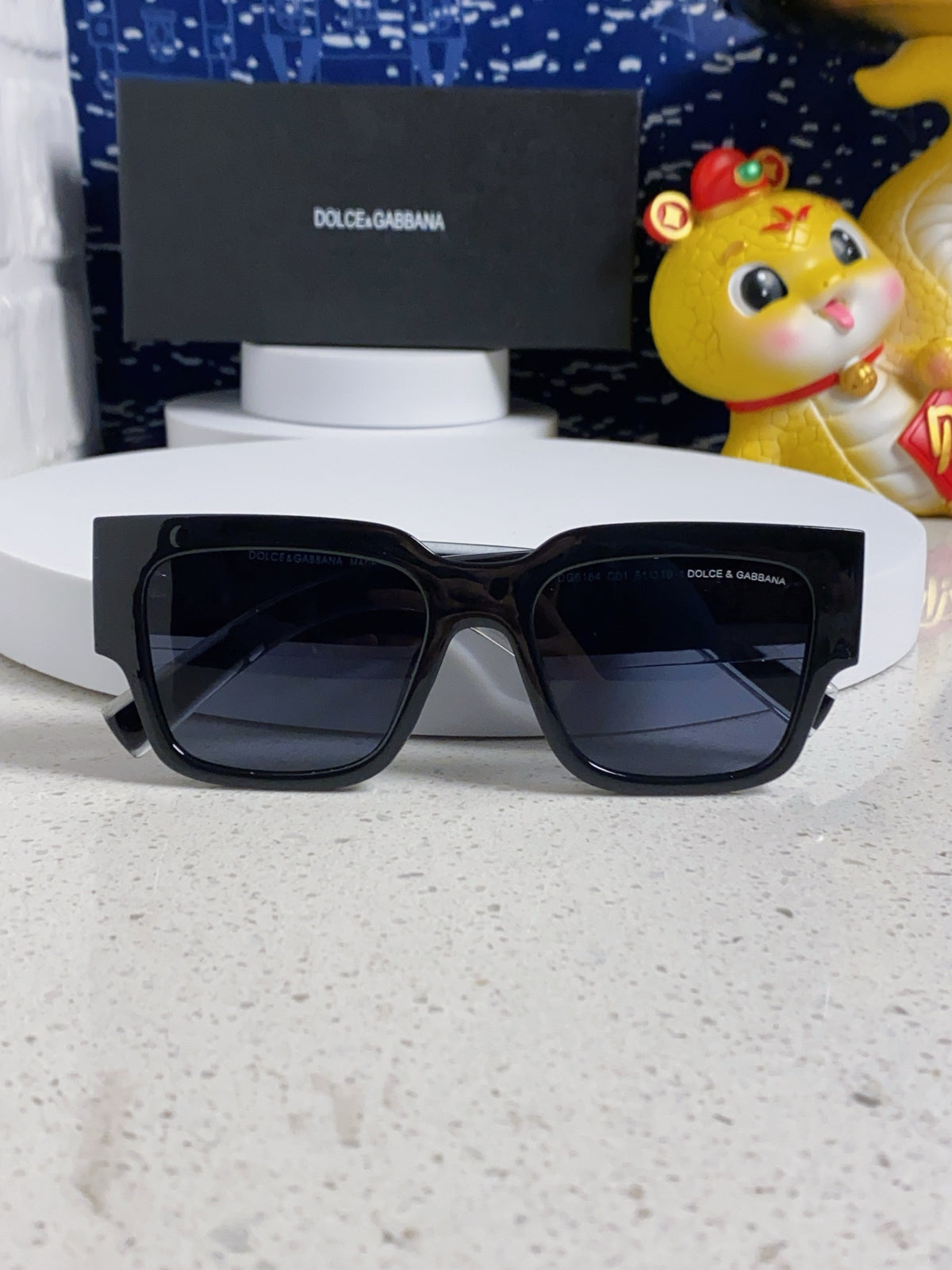 Dolce & Gabbana Rectangular Blue Lens Sunglasses for Men & Women - 399463 - detail image 9
