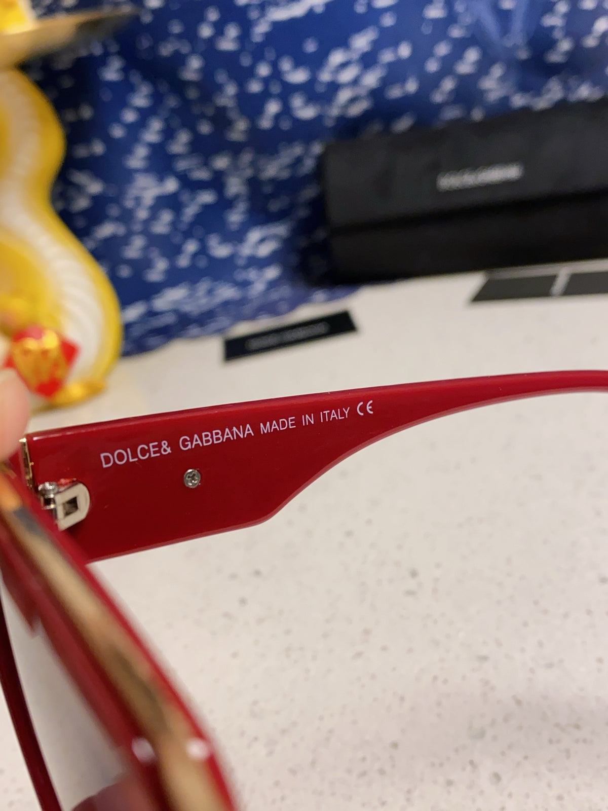 Dolce & Gabbana Cat-Eye Red Lens Sunglasses for Men & Women - 450037 - detail image 8