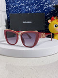 Dolce & Gabbana Cat-Eye Red Lens Sunglasses for Men & Women - 416566