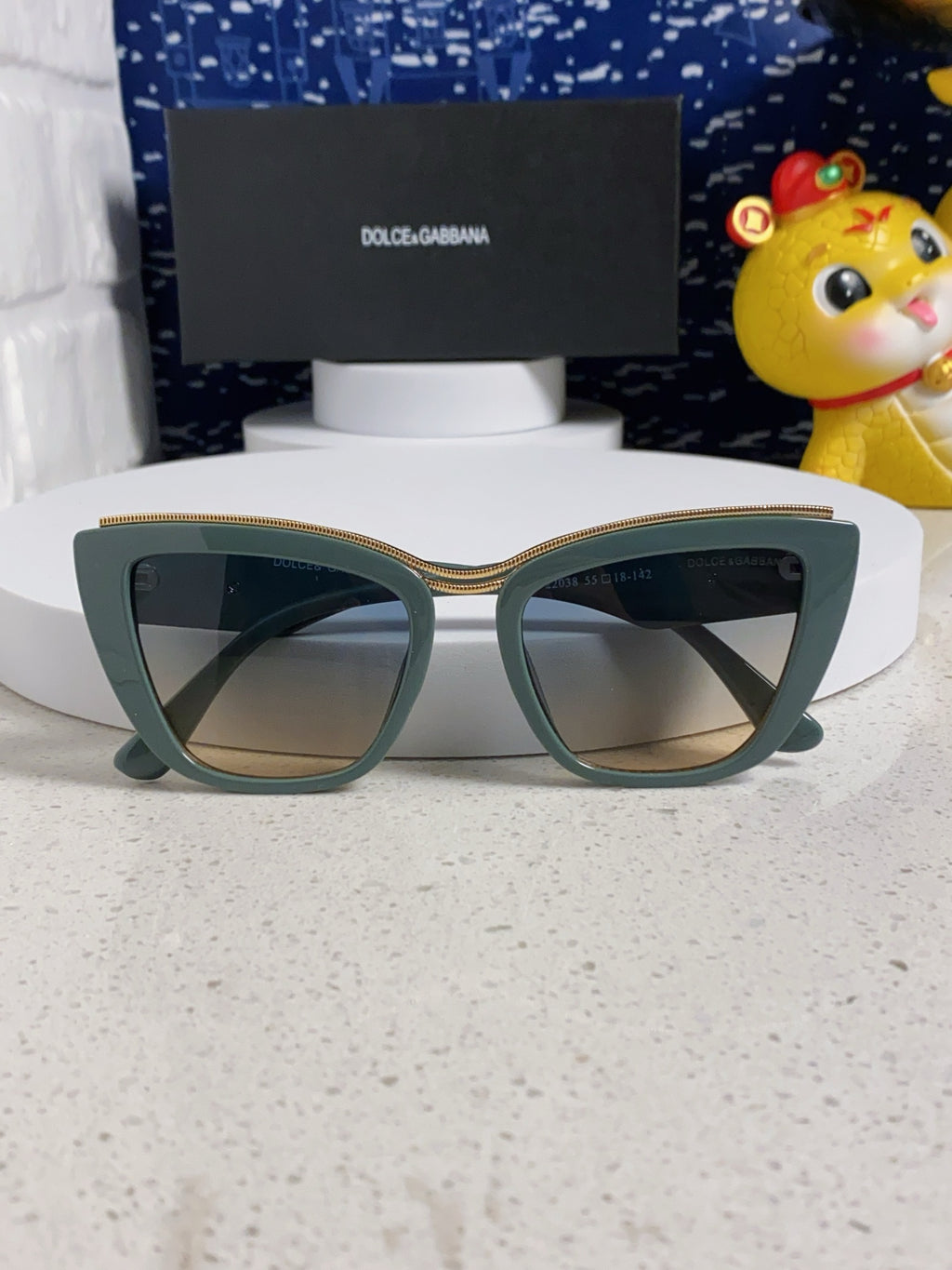 Dolce & Gabbana Cat-Eye Silver Lens Sunglasses for Men & Women - 416567 - detail image 9