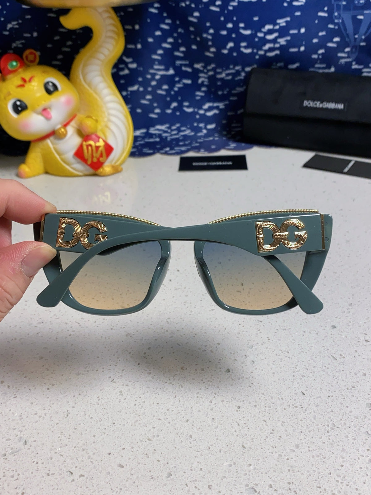 Dolce & Gabbana Cat-Eye Silver Lens Sunglasses for Men & Women - 416567 - detail image 5