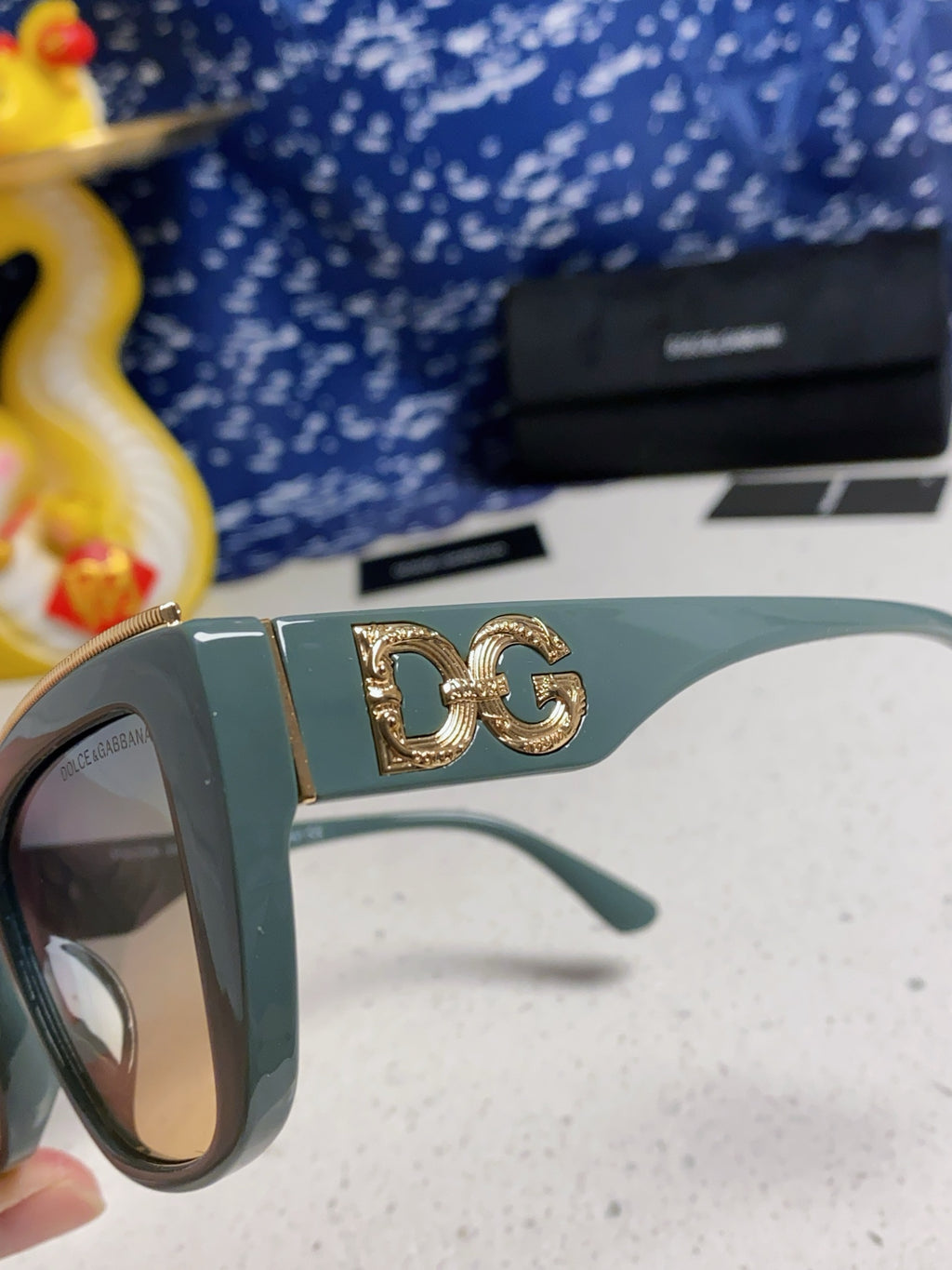 Dolce & Gabbana Cat-Eye Silver Lens Sunglasses for Men & Women - 416567 - detail image 7