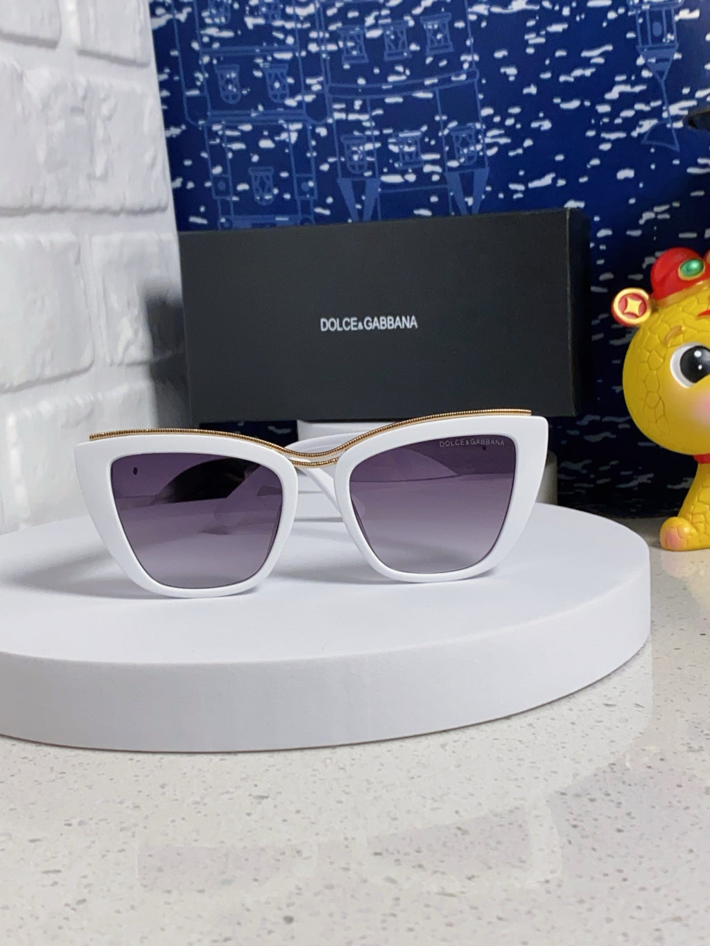 Dolce & Gabbana Cat-Eye Silver Lens Sunglasses for Men & Women - 450039 - detail image 2