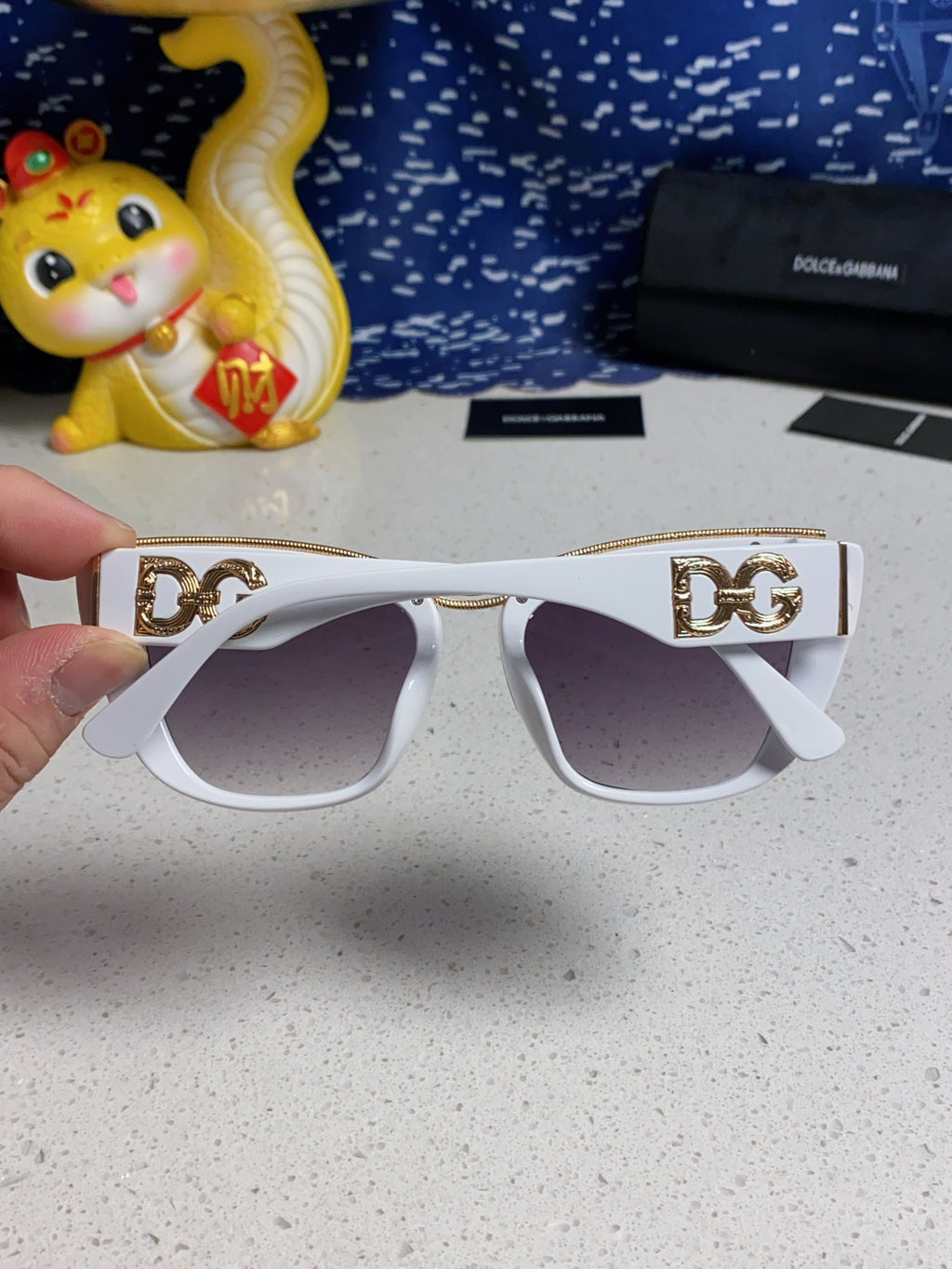 Dolce & Gabbana Cat-Eye Silver Lens Sunglasses for Men & Women - 450039 - detail image 5