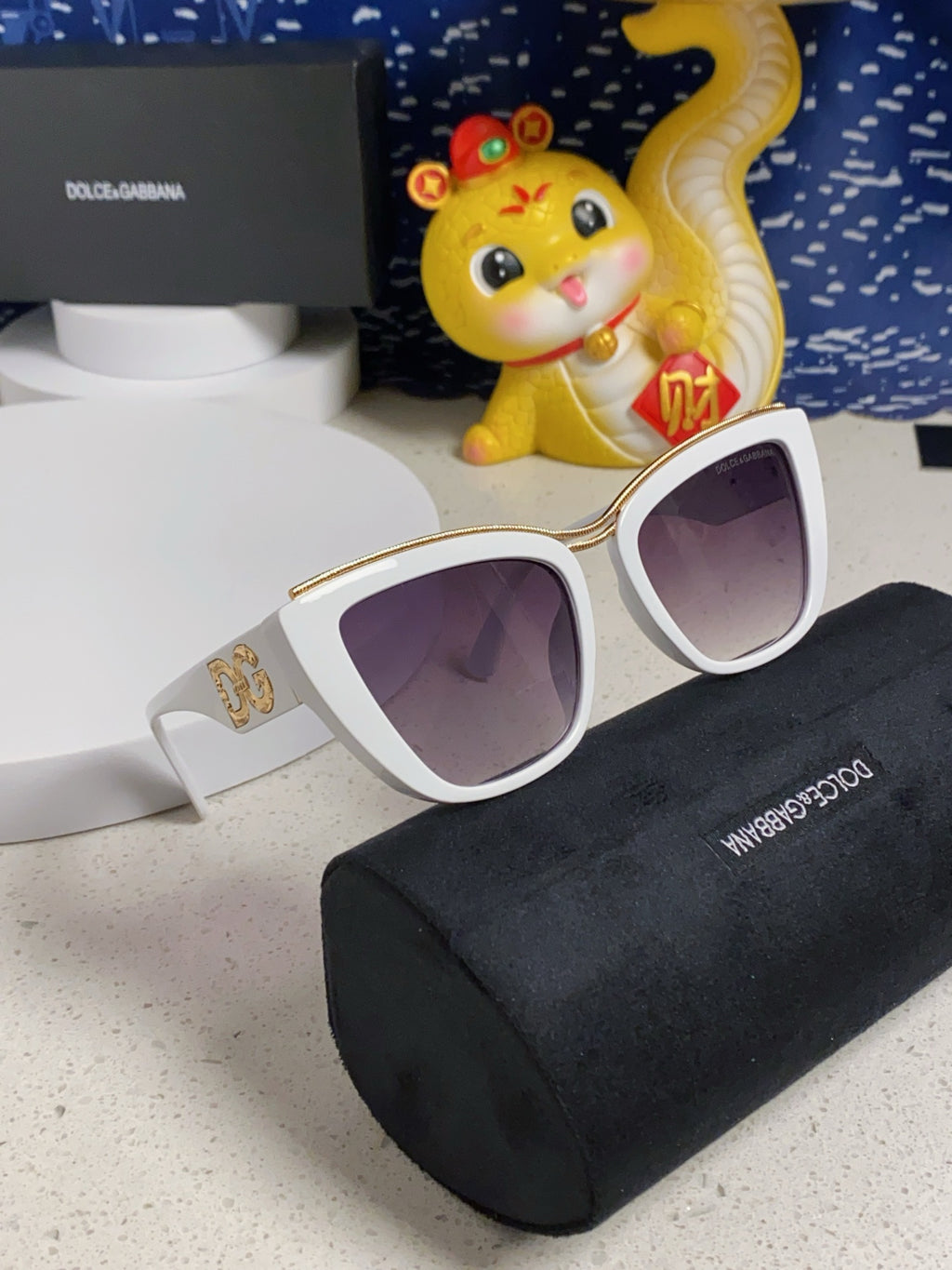Dolce & Gabbana Cat-Eye Silver Lens Sunglasses for Men & Women - 450039 - detail image 10