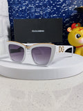 Dolce & Gabbana Cat-Eye Silver Lens Sunglasses for Men & Women - 450039