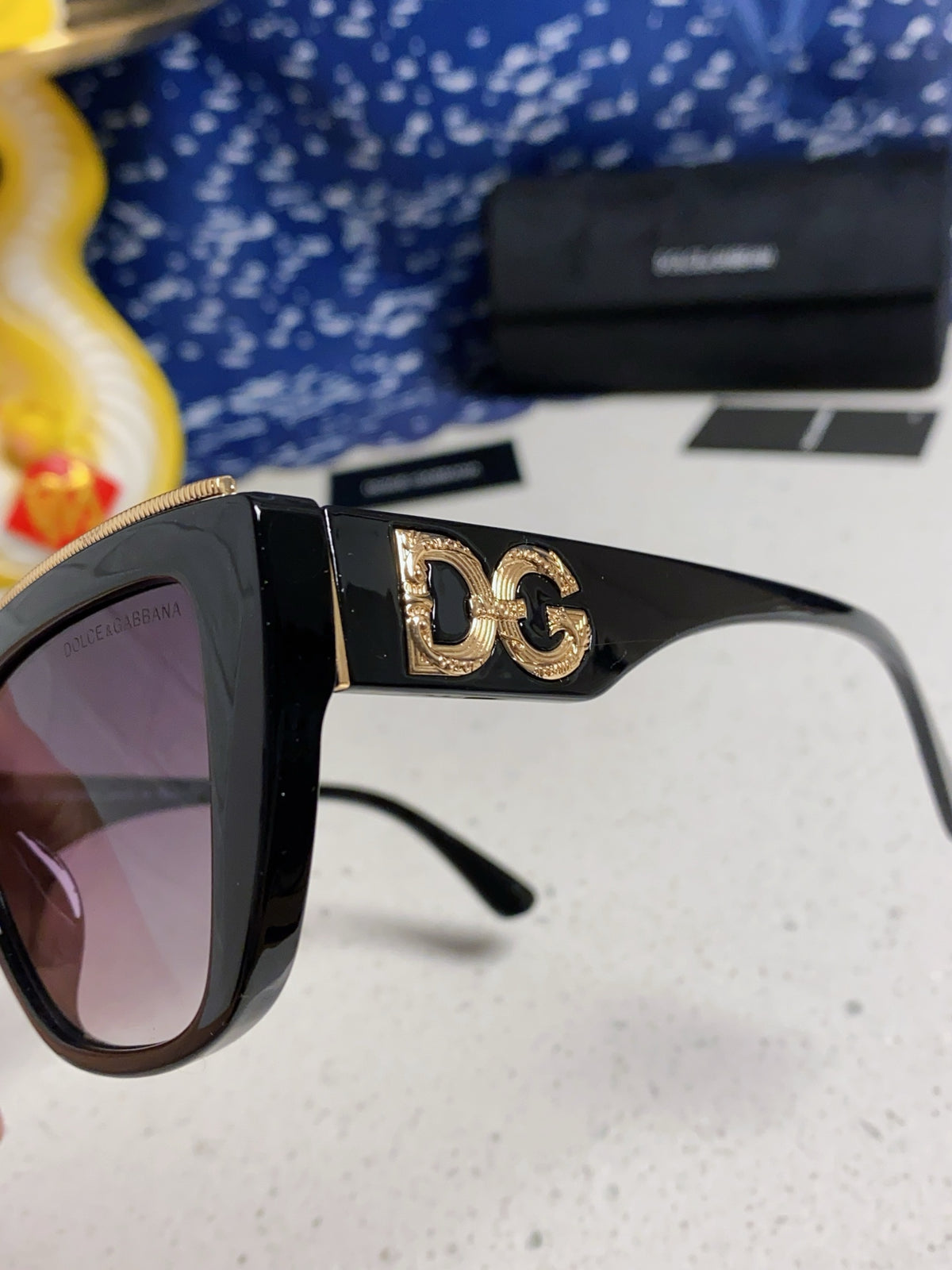 Dolce & Gabbana Cat-Eye Silver Lens Sunglasses for Men & Women - detail image 7