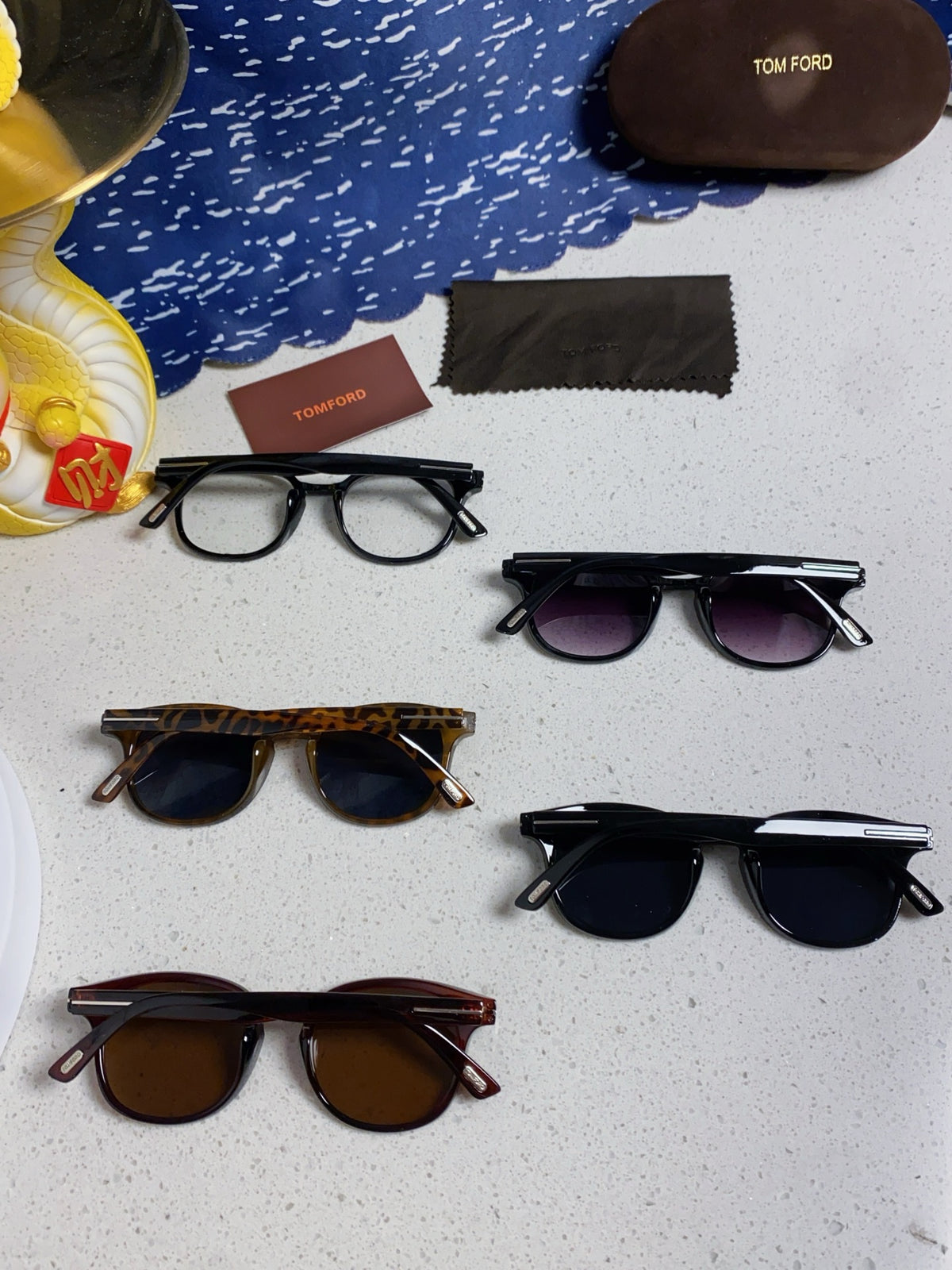 Tom Ford Square Silver Lens Sunglasses for Men & Women - detail image 11