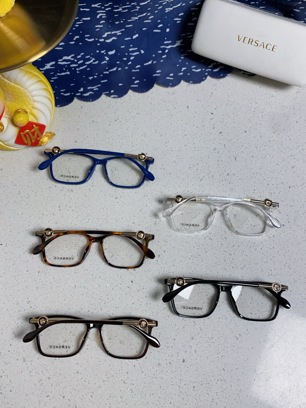 Versace Square Silver Lens Sunglasses for Men & Women - 449888 - detail image 11