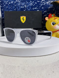Ray-Ban Polarized Acetate Square Silver Lens Sunglasses for Men & Wom - 466588