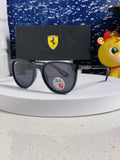 Ray-Ban Polarized Acetate Square Silver Lens Sunglasses for Men & Women