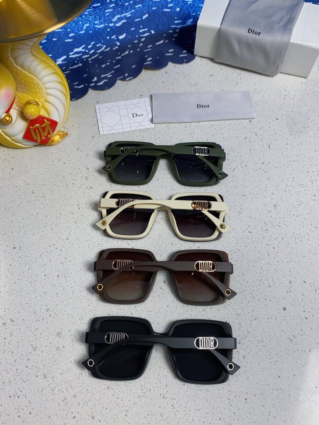 Dior Polarized Fashion Silver Lens Sunglasses for Women - 465355 - detail image 11