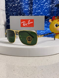 Ray-Ban RB4832 Square Green Lens Sunglasses for Men - 466467