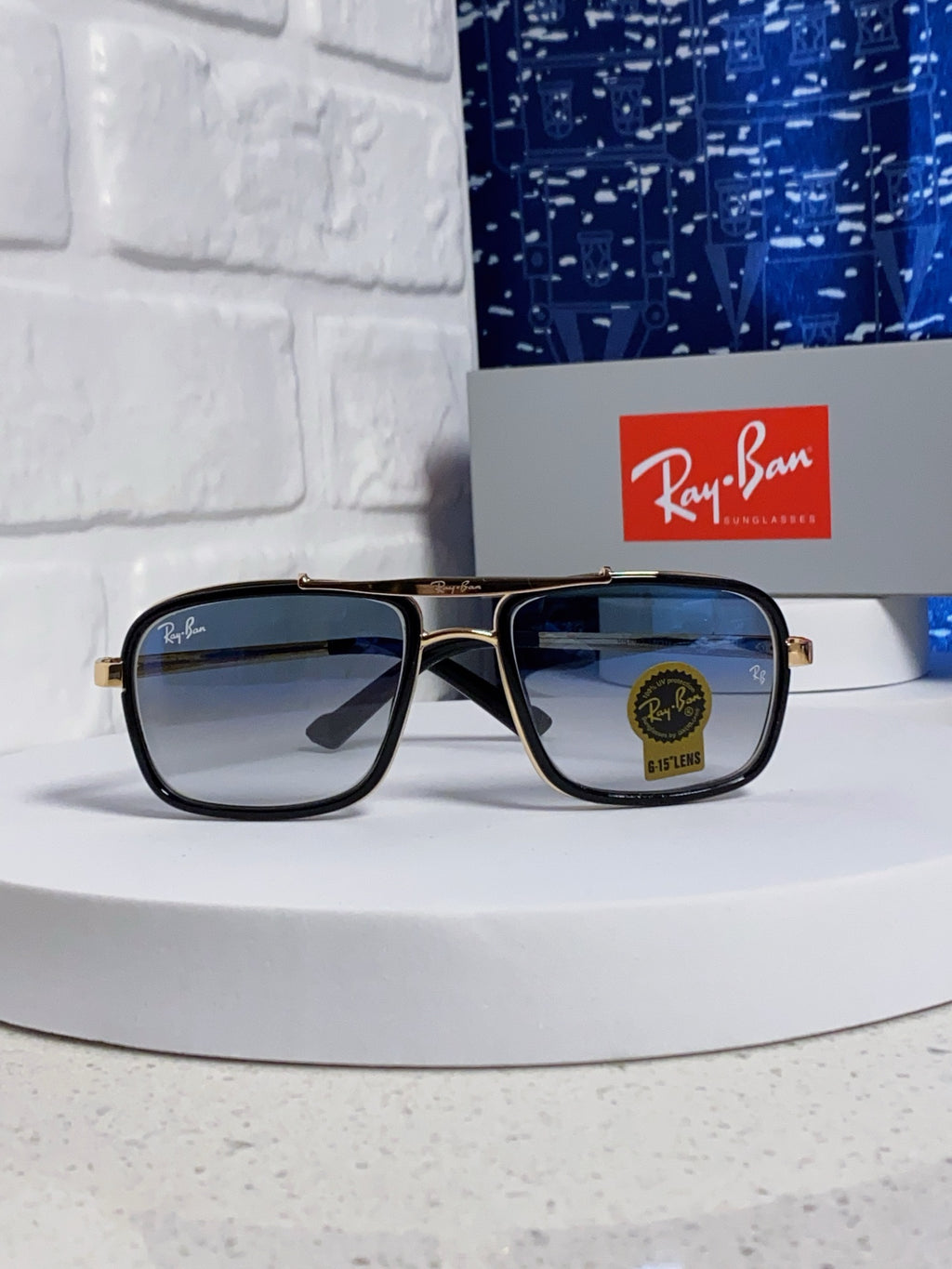 Ray-Ban RB4413 Square Silver Lens Sunglasses for Men & Women - 466529 - detail image 2
