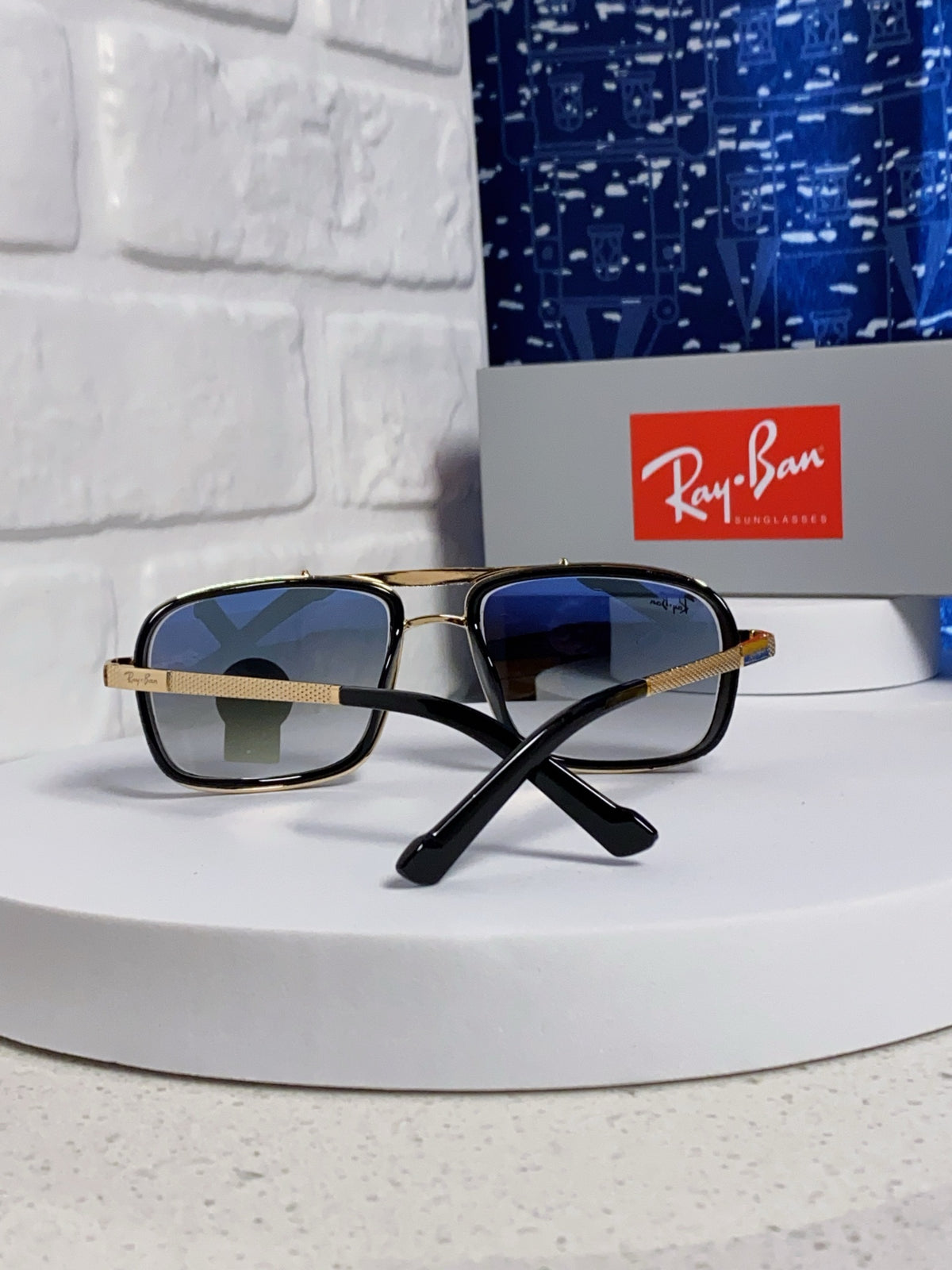 Ray-Ban RB4413 Square Silver Lens Sunglasses for Men & Women - 466529 - detail image 3