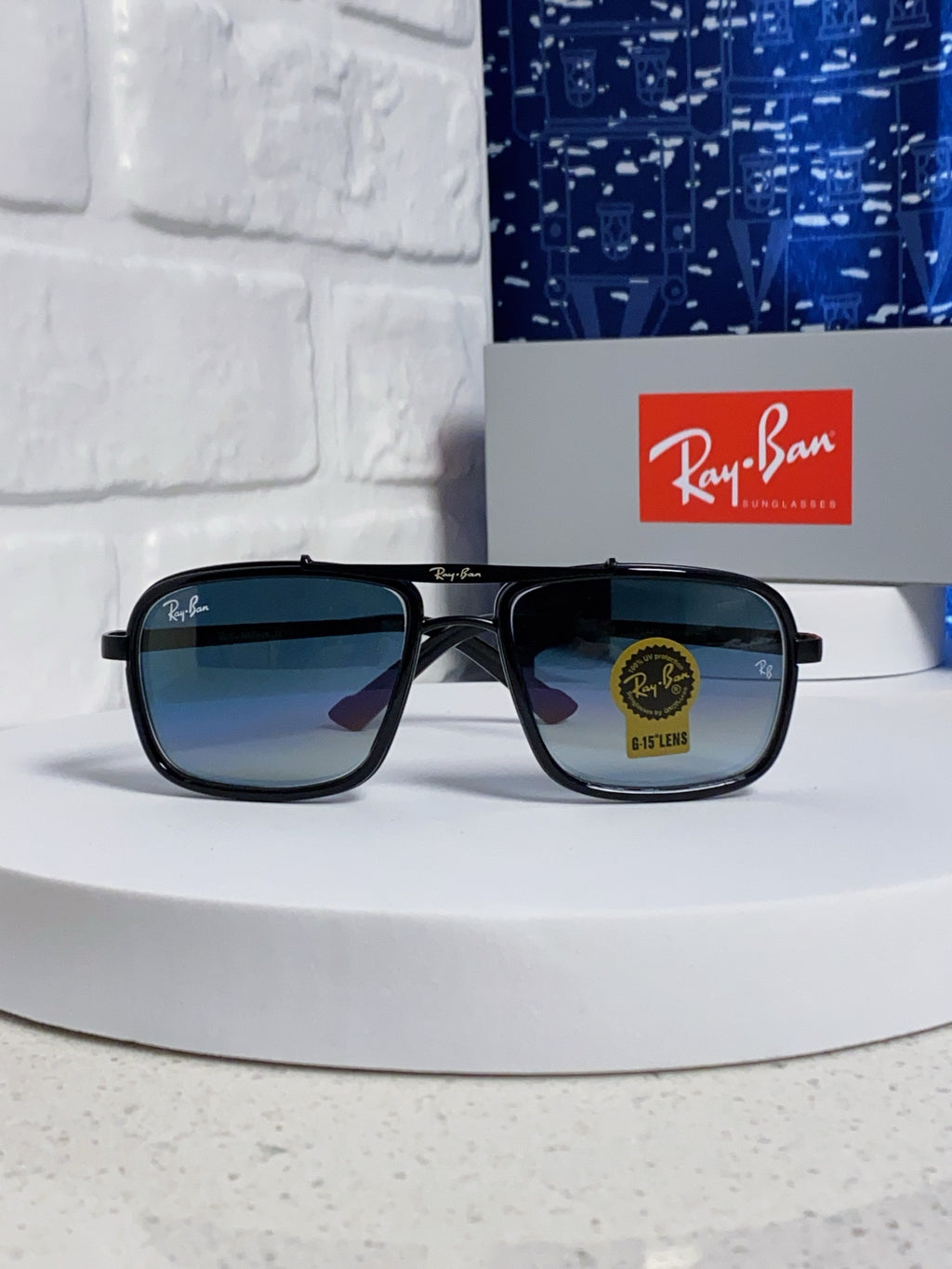Ray-Ban RB4413 Square Silver Lens Sunglasses for Men & Women - 466530 - detail image 2