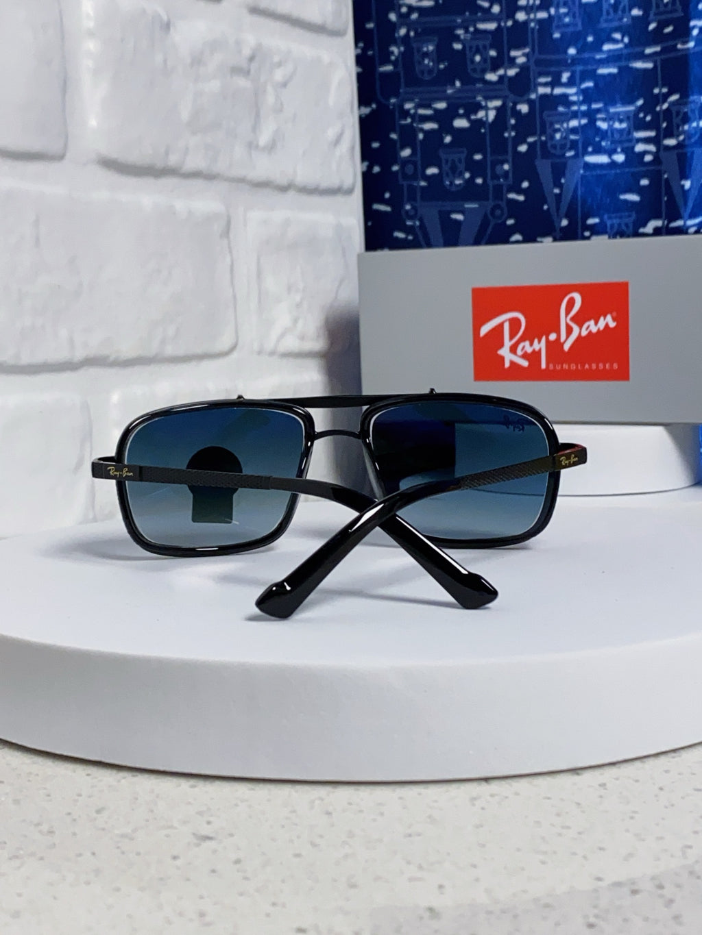 Ray-Ban RB4413 Square Silver Lens Sunglasses for Men & Women - 466530 - detail image 3