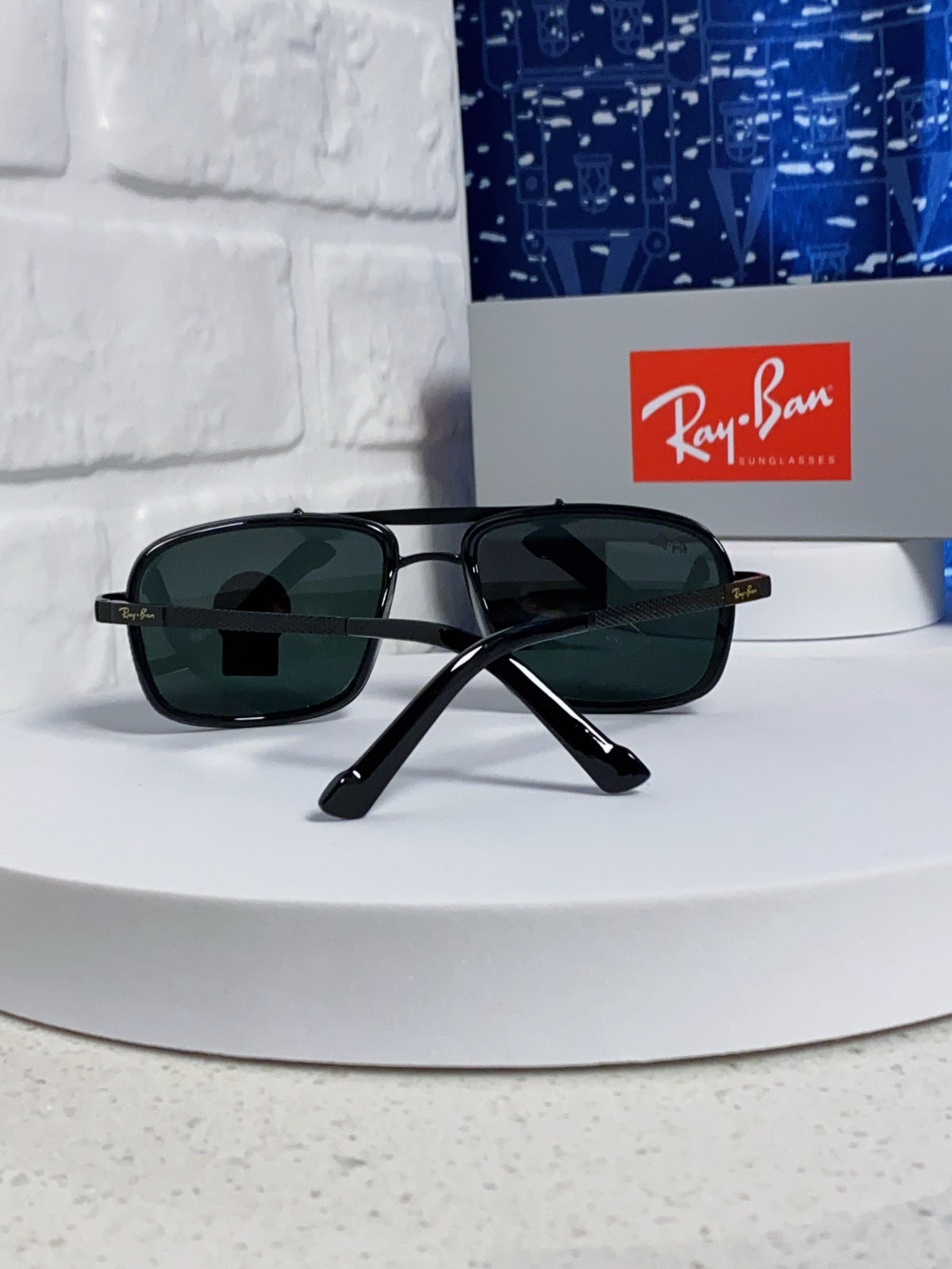 Ray-Ban RB4413 Square Silver Lens Sunglasses for Men & Women - 466536 - detail image 3