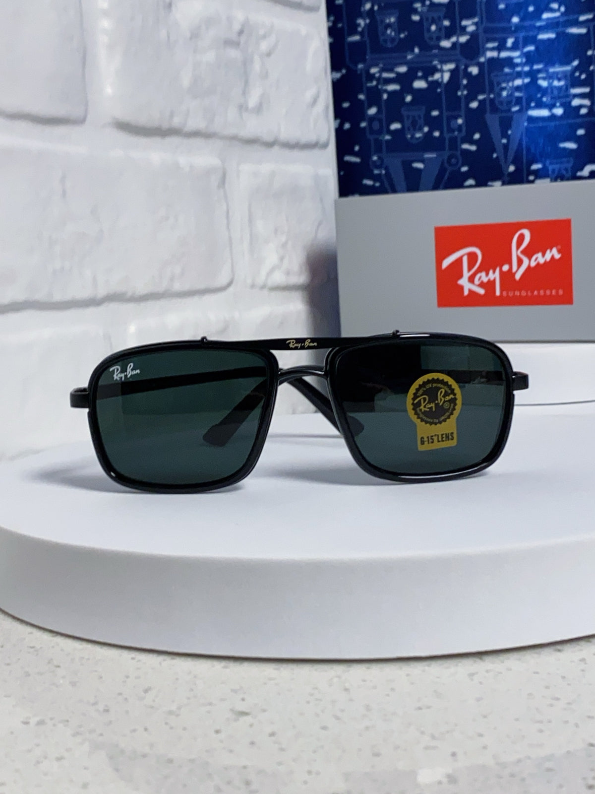 Ray-Ban RB4413 Square Silver Lens Sunglasses for Men & Women - 466536 - detail image 2