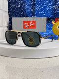 Ray-Ban RB4413 Square Silver Lens Sunglasses for Men & Women