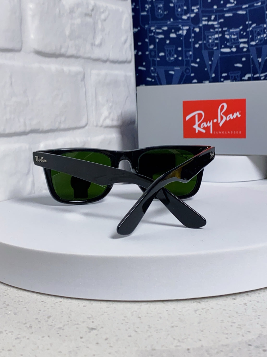 Ray-Ban Acetate Square Blue Lens Sunglasses for Men & Women - 466551 - detail image 3