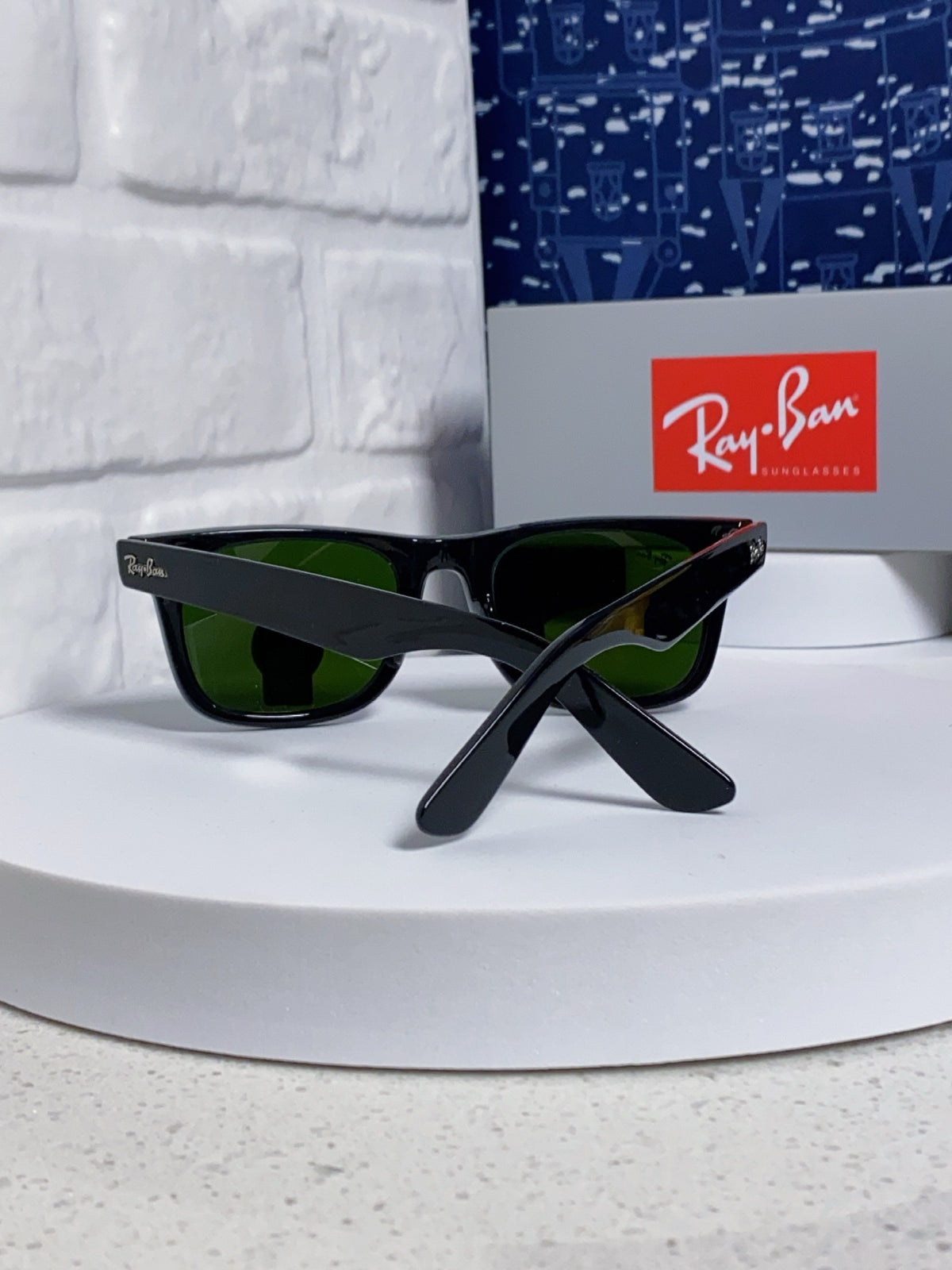 Ray-Ban Acetate Square Blue Lens Sunglasses for Men & Women - 466551 - detail image 3