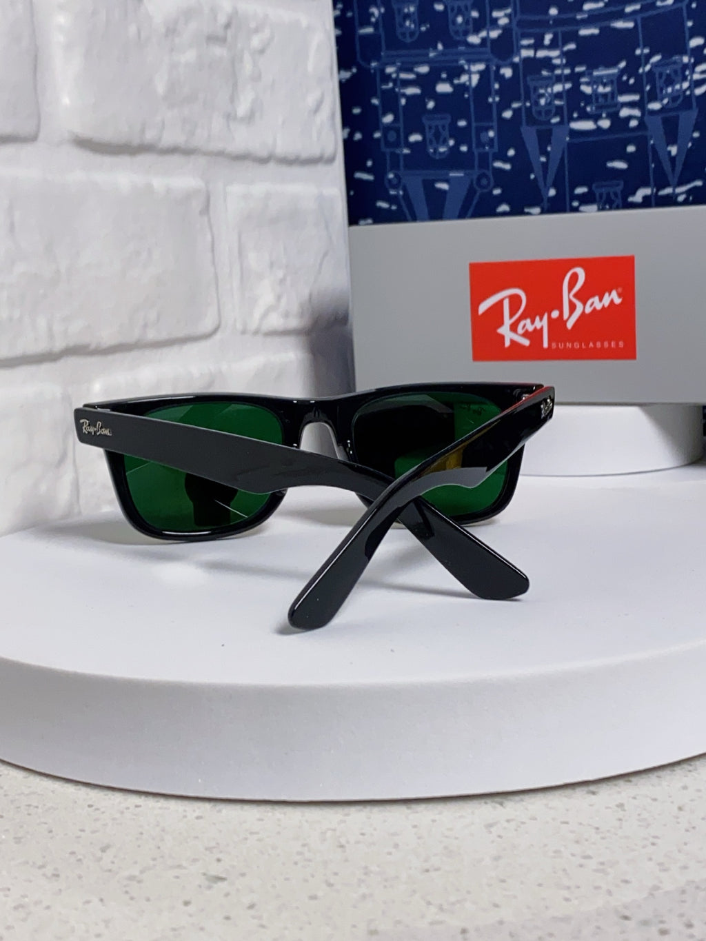 Ray-Ban Acetate Square Orange Lens Sunglasses for Men & Women - detail image 3