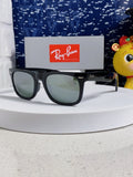 Ray-Ban Acetate Square Silver Lens Sunglasses for Men & Women