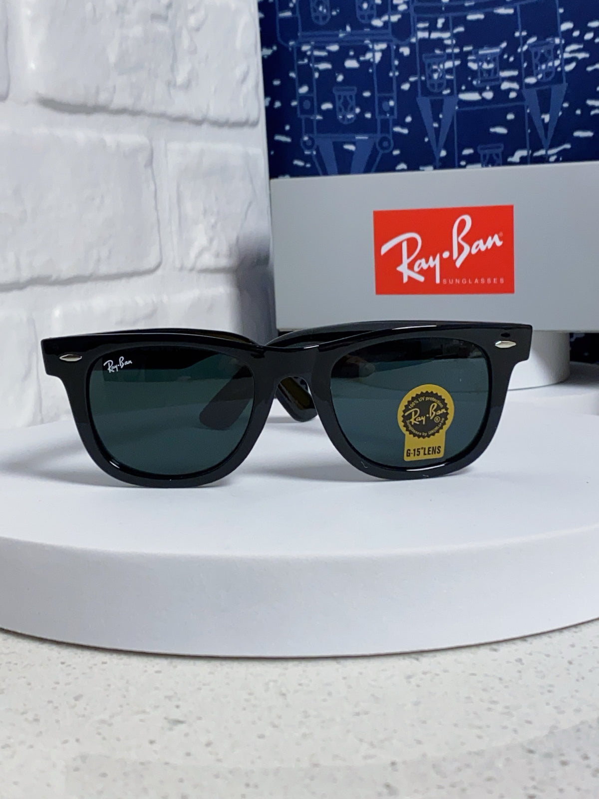 Ray-Ban Acetate Square Pink Lens Sunglasses for Men & Women - detail image 2