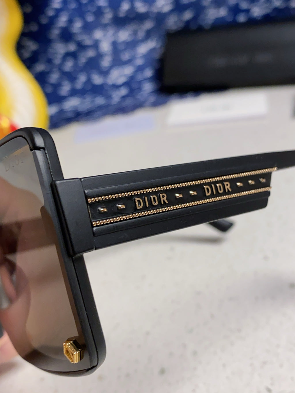 Dior Polarized Fashion Black Lens Sunglasses for Women - detail image 7